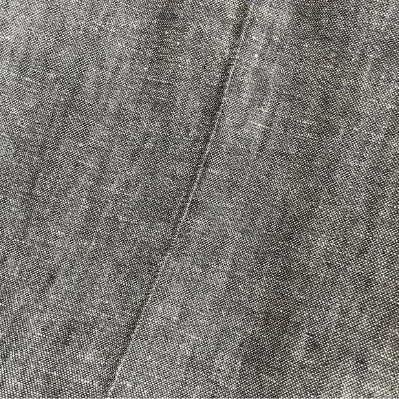 Coldwater Creek Linen High Rise Wide Leg Charcoal Pull On pants - Picture 9 of 12